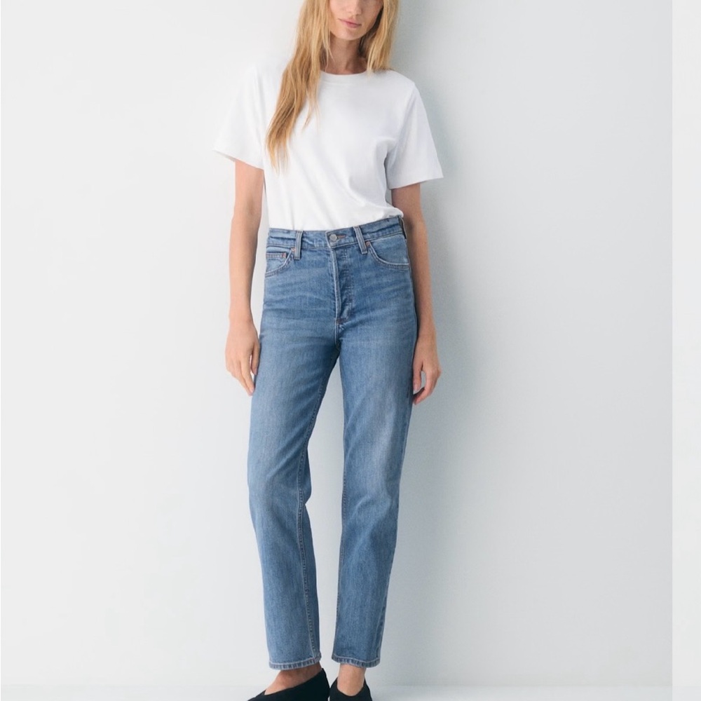Aritzia THE ARLO HIGH RISE STRAIGHT Jeans 28L